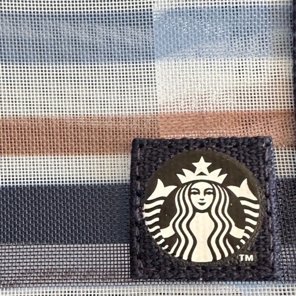 NEW TAIPEI EXCLUSIVE -  Starbucks Multicolor Striped super mini Tote - Picture 5 of 7